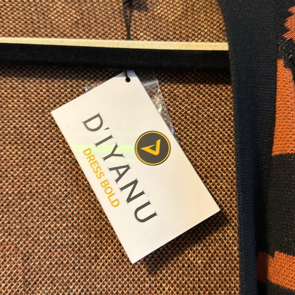 Diyanu Black and Brown Patterned Cardigan - Picture 3 of 5
